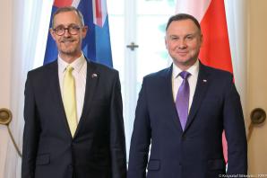 Prezydent przyjął listy uwierzytelniające od ambasadorów pięciu państw