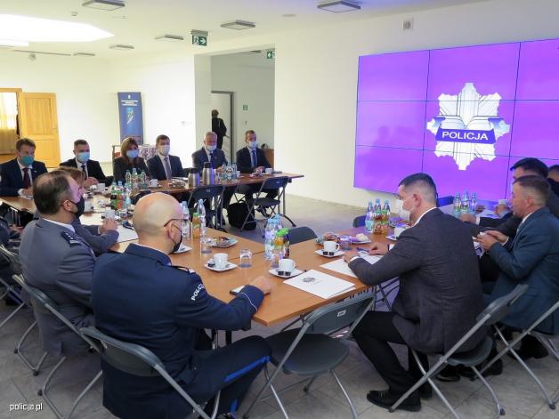 Delegacja narodowej policji Ukrainy z wizytą w Polsce